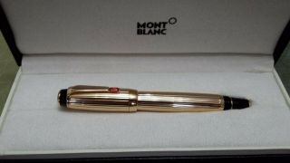 Montblanc Boheme Plaque Oro Gold Rollerball Pen