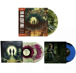The Last Of Us Part Volume 1,  2 Splatter & Ellie Blue Swirl 7 " Vinyl 5lp Bundle