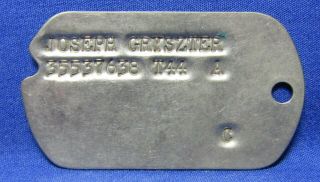 Wwii 1944 Army Air Forces Dog Tag T44