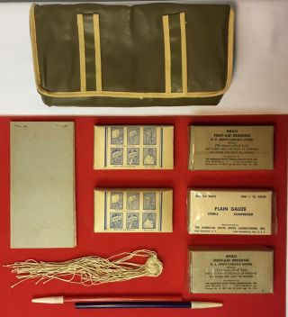 WW2 / MEDIC / MEDICAL KIT / SUPPLY POUCH / OCD / COMPLETE / W/I CONTENTS / RARE 2