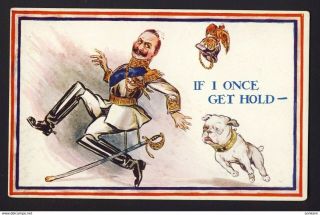 British Bulldog Chasing Guillaume - If I Once Get Hold - Patriotic Series Ii 79