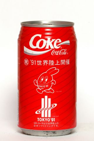 1991 Coca Cola Can From Japan,  Tokyo 