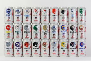 1993 Diet Coke / Coca Cola 27 Cans (incomplete) Set From The Usa,  Nfl
