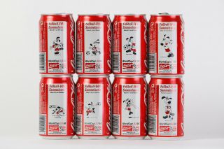 1994 Coca Cola 8 Cans Set From Austria,  World Cup Usa94