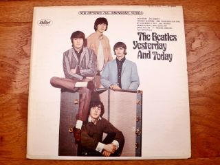 The Beatles ♫ Yesterday And Today ♫ Rare 1966 1st La Trunk Cover Press Vinyl Lp