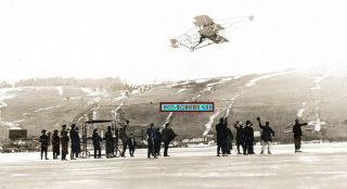 Hammondsport Ny Real Photo " Glenn Curtis 1910 Flight "