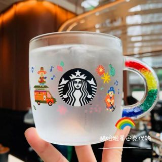 Starbucks 2020 China Latin America Sing And Dance Bear Cold Discolor Glass Mug