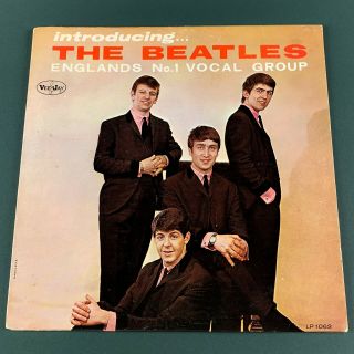 THE BEATLES INTRODUCING THE BEATLES US ORIG ' 64 VJ MONO AD BACK COVER SEARS BAGGY 2