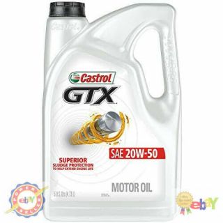 Castrol 03095 Gtx 20w - 50 Motor Oil,  5 Quart 5 Quart 20w - 50 Conventional