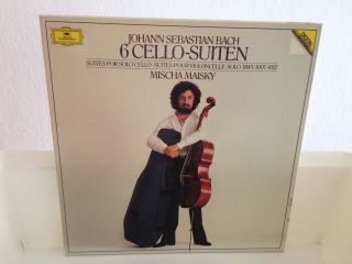 Misha Maisky - Bach 6 Solo Cello Suites - Dgg - Digital Stereo - 3 Lp Box - Nm