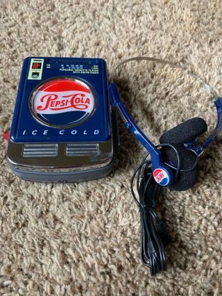 Cassette Player Pepsi Cola Ice Cold 1997 Vintage Rare