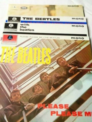 The Beatles Complete 16 Vinyl Very Very Rare First 4 In Mono Black Wooden Box