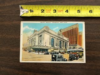 Vintage 1934 Grand Central Terminal Station York Post Card Haberman 