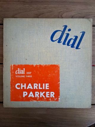 Rare Jazz Lp Charlie Parker Dial 207 Dg Promo 10 " Record