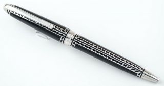 Cartier Railroad Decor Limited Edition Ballpoint Pen 409/1847 2