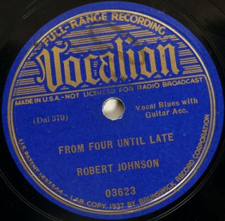 Robert Johnson Vocalion 78 Delta Blues Hell Hound On My Trail