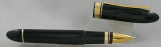 Omas 360 Magnum Black & Gold Oversize Rollerball Pen - Made In Italy - 1990 