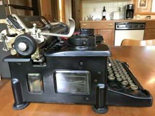 1922 Royal Model 10 Typewriter with Beveled Glass Side Windows (Serial X - 660287) 3