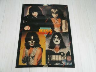 Kiss Victor Promo Vintage Poster For Dynasty Lp Album Japan Unfold