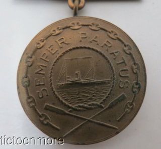 WWII US COAST GUARD GOOD CONDUCT MEDAL 3