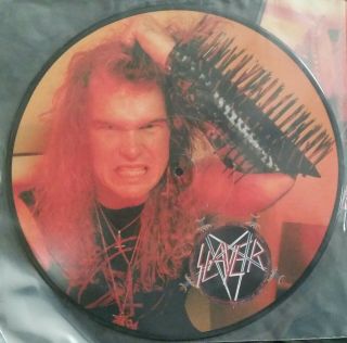 Slayer Final Command 12 Lp Picture Disc Record Rare,  Cd Megadeth Metallica First