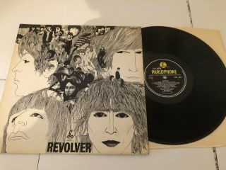 The Beatles 1966 Revolver Lp Mono 606 - 1 Pmc 7009 In Near