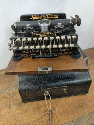 Collectible Typewriter Helios Klimax - No Risk With