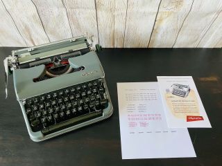 1959 Olympia Sm - 4 Portable Typewriter