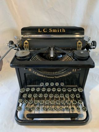 Lc Smith Corona Typewriter 8 - 11.  From 1930 - 1935 1158873b E416