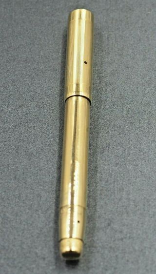 Swan 18k Solid Gold Fountain Pen Mabi Todd & Co England & Gift Box Collectable