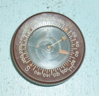 Vintage Taylor U.  S.  Army Wrist Compass Liquid Filled No Strap