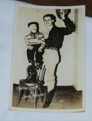 Real Photo Postcard - Charlie Roark And Jerry Mcguire
