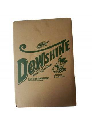 Mountain Dew Dewshine 25 Fl.  Oz Limited Edition Collectible Glass Jug