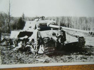 Destroyed German Tank - Photograph 2
