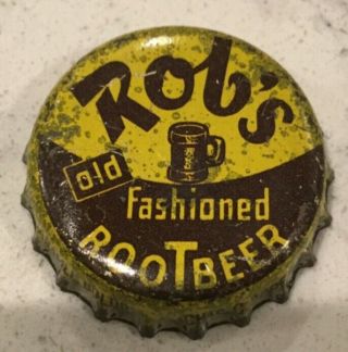 Robs Old Fashioned Root Beer Soda Cork Bottle Cap Soda Caps