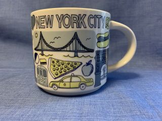 2018 Starbucks Coffee Cup Mug Been There Series York City Landmarks China