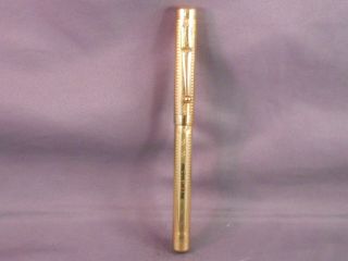 Mabie Todd " Swan " Vintage Gold Filled Fountain Pen - - - Flexible Fine Nib