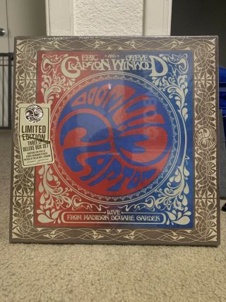 Eric Clapton/steve Winwood 3 Lp Deluxe Box Set Live From Madison Square Garden