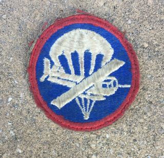 Wwii Officer Airborne/paratrooper Paraglide Overseas Cap Patch