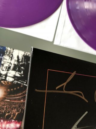 Bring Me The Horizon - Live At Royal Albert Hall Purple Vinyl 3 LP Signed BMTH 3