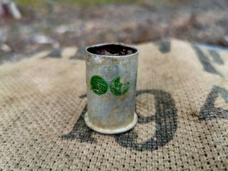 Ww2 German Trench Art Shot Glass Green Flare Battlefield Relic Kurland