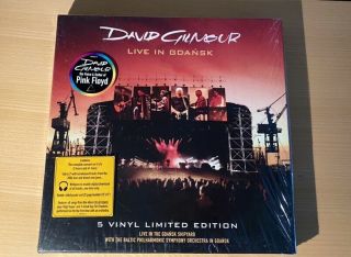 David Gilmour 5 Lp Box Set - Rare Pink Floyd Live At Gdansk