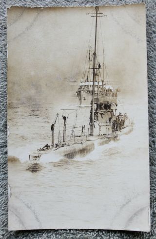 3 World War One Real Photo Postcards: British U - Boats/submarines,  G2