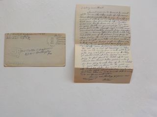 Wwii Letter 1945 Haven 