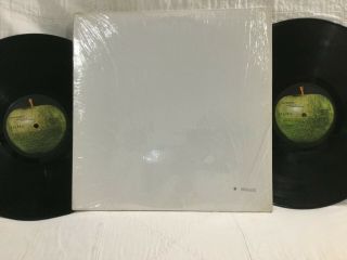 The Beatles " White Album " Apple Swbo - 101 (2) 1968 Vintage - 1st Press - Inserts.