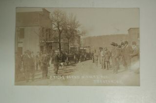 Preston,  Ok,  " A Busy Scene Midway Ave.  " Rppc 1910,  Oil Supply Co. ,  Oil Boom