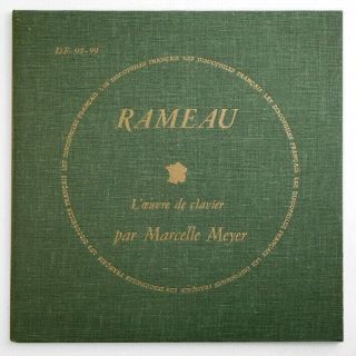 Df 98 - 9 Marcelle Meyer Rameau Piano 1953 French Discophiles Francais Fd 2 Lp