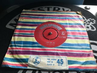The Beatles Uk 45 Love Me Do Red Parlophone R 4949 P T Tax Code 1n/1n