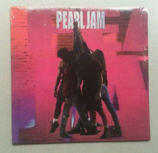 Pearl Jam Ten Lp 1994 Vinyl First Press Z 47857 Epic Associated Rare