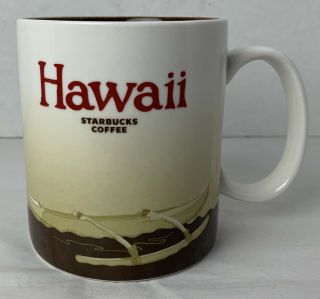 Starbucks Coffee Hawaii Collector Series Mug Cup 2010 16 Oz